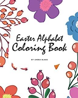 Easter Alphabet Coloring Book for Children (8x10 Coloring Book / Activity Book)