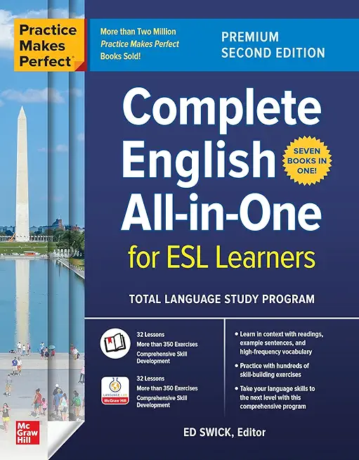 Practice Makes Perfect: Complete English All-In-One for ESL Learners, Premium Second Edition