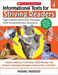 Informational Texts for Striving Readers: Grade 4: 30 High-Interest, Low-Readability Passages with Comprehension Questions