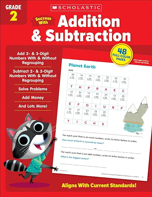 Scholastic Success with Addition & Subtraction Grade 2