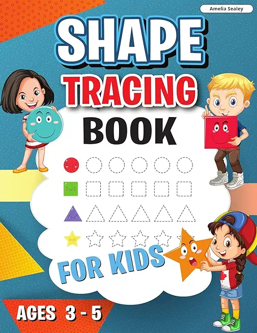 Shape Tracing Book: Shape Tracing Book for Preschoolers, Homeschool Learning Activities for Kids, Preschool Tracing Shapes