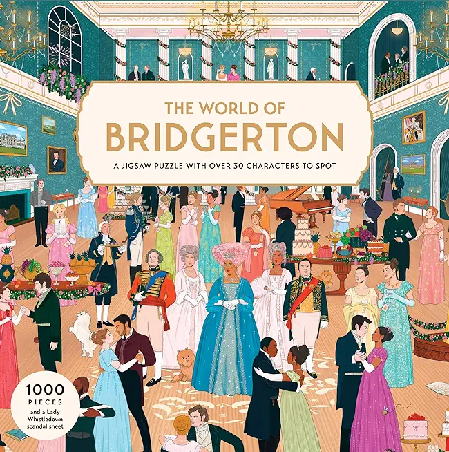 The World of Bridgerton 1000 Piece Puzzle: A 1000-Piece Jigsaw Puzzle with Over 30 Characters to Spot
