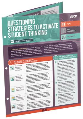 Questioning Strategies to Activate Student Thinking: Quick Reference Guide