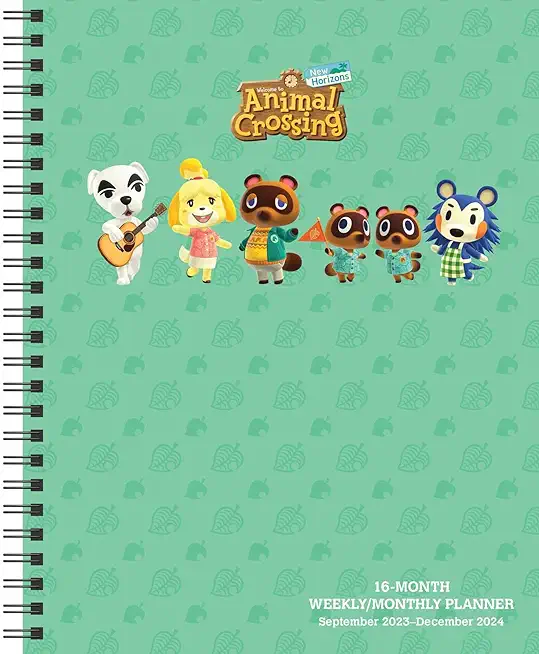 Animal Crossing: New Horizons 16-Month September 2023-December 2024 Weekly/Monthly Planner
