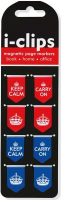 Iclip Mag Bkmk Keep Calm/Carry on