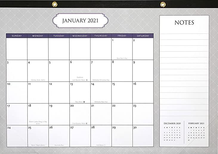 2021 Classic Desk Calendar Pad (with Stickers)