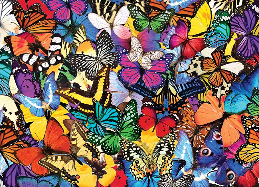 All the Butterflies 500 Piece Jigsaw Puzzle