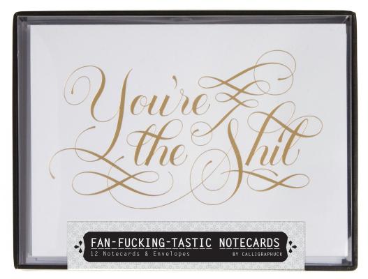 Fan-Fucking-Tastic Notecards: 12 Notecards & Envelopes