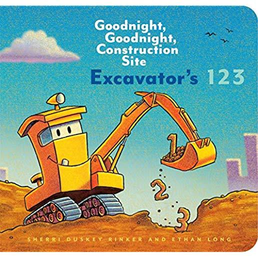 Excavator's 123: Goodnight, Goodnight, Construction Site (Counting Books for Kids, Learning to Count Books, Goodnight Book)