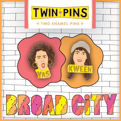 Broad City Twin Pins: Two Enamel Pins