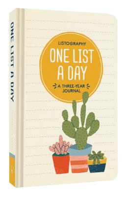 Listography: One List a Day: A Three-Year Journal (List Journal, Book of Lists, Guided Journal)