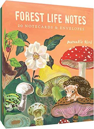 Forest Life Notes: 20 Notecards & Envelopes (Cute Office Supplies, Cute Desk Accessories, Back to School Supplies)