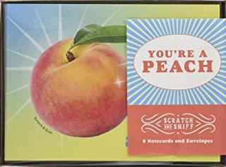 You're a Peach: Scratch and Sniff: 8 Notecards and Envelopes