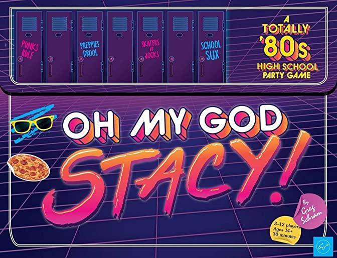 Oh My God, Stacy! a Totally 80's High School Party Game - For 3-12 Players, Ages 14+ - Find Your Clique and Race to Be the Coolest in School - Rad Car