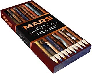 Mars Metallic Colored Pencils: 10 Pencils Featuring Photos from NASA (10 Shiny Multicolor Pencils; Coloring Pencils with NASA Space Theme)