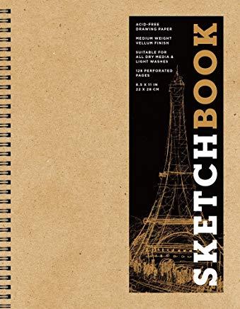 Sketchbook (Basic Large Spiral Kraft), Volume 15