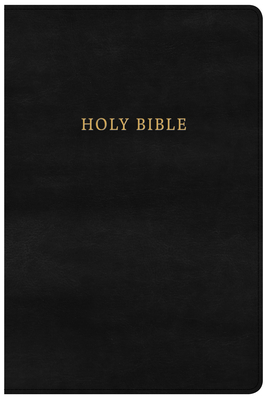 KJV Large Print Personal Size Reference Bible, Classic Black Leathertouch