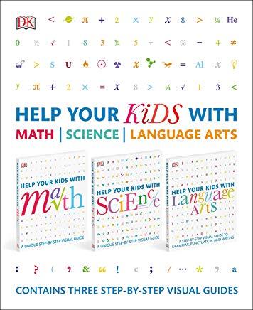 Help Your Kids with Math, Science, and Language Arts Box Set: Contains Three Step-By-Step Visual Guides