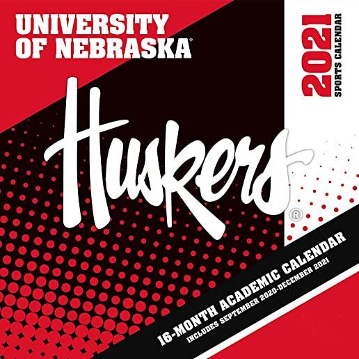 Nebraska Cornhuskers 2021 12x12 Team Wall Calendar