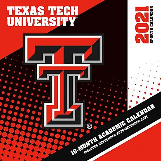 Texas Tech Red Raiders 2021 12x12 Team Wall Calendar
