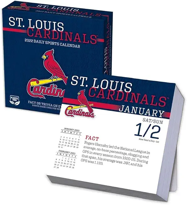 St Louis Cardinals 2022 Box Calendar