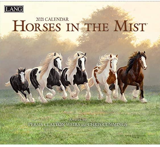 Horses in the Mist 2021 Wall Calendar