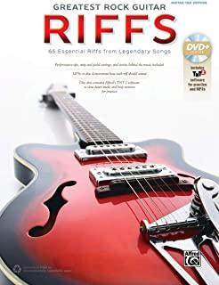 The Greatest Rock Guitar Riffs: Guitar Tab, Book & DVD-ROM