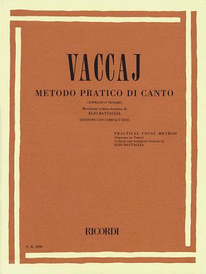 Practical Vocal Method (Vaccai) - High Voice: Soprano/Tenor - Book/CD