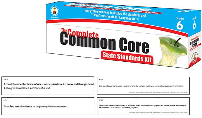 The Complete Common Core State Standards Kit for Language Arts, Grade 6