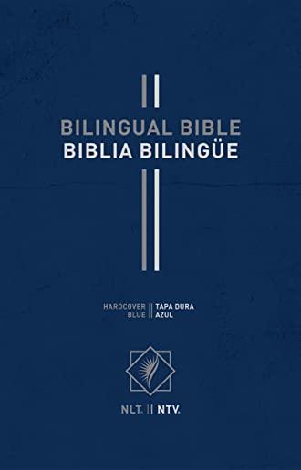 Bilingual Bible / Biblia BilingÃ¼e Nlt/Ntv (Hardcover, Blue)