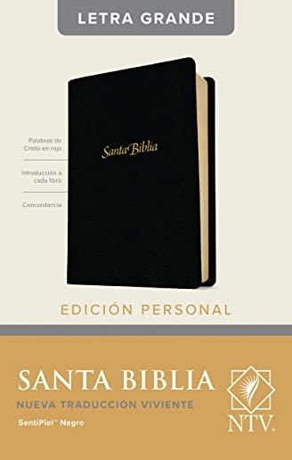 Santa Biblia Ntv, EdiciÃ³n Personal, Letra Grande (Letra Roja, Sentipiel, Negro, Ãndice)