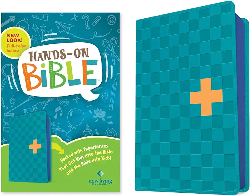 NLT Hands-On Bible, Third Edition (Leatherlike, Blue Check Cross)