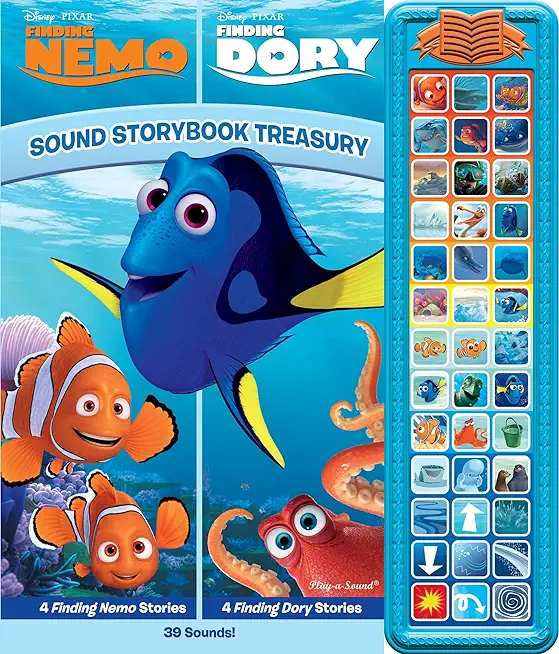 Disney Pixar Finding Nemo Finding Dory: Sound Storybook Treasury [With Battery]
