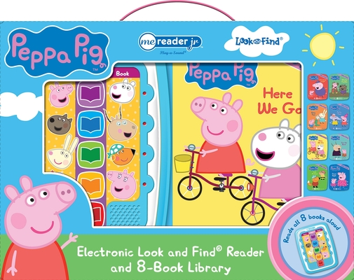 Peppa Pig: Me Reader Jr: Electronic Look and Find Reader and 8-Book Library [With Battery]