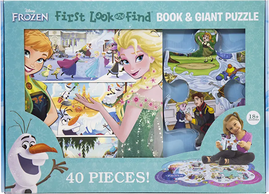 New First Look and Find and Puzzle Box Frozen