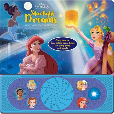 Disney Princess: Starlight Dreams Good Night Starlight Projector Sound Book [With Battery]