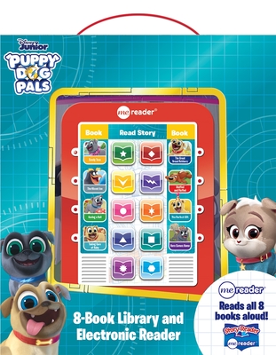 Disney Junior Puppy Dog Pals: Me Reader 8-Book Library and Electronic Reader Sound Book Set [With Battery]