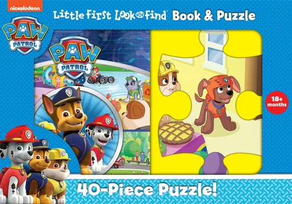 Nickelodeon Paw Patrol: Little First Look and Find Book & Puzzle