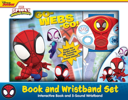 Disney Junior Marvel Spidey and His Amazing Friends: Go-Webs-Go! Book and Wristband Sound Book Set [With Battery]