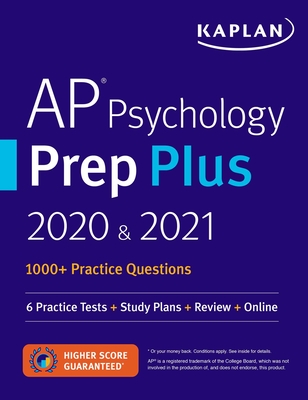 AP Psychology Prep Plus 2020 & 2021: 6 Practice Tests + Study Plans + Review + Online