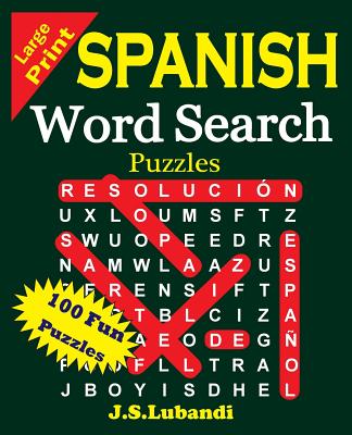 Large Print Spanish Word Search Puzzles
