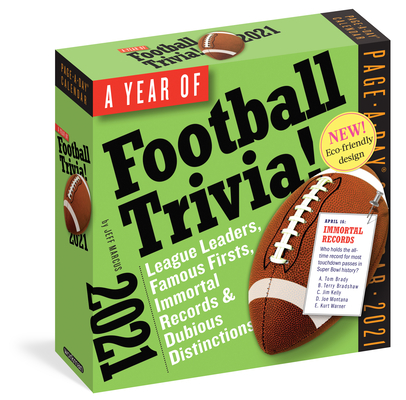 Year of Football Trivia! Page-A-Day Calendar 2021