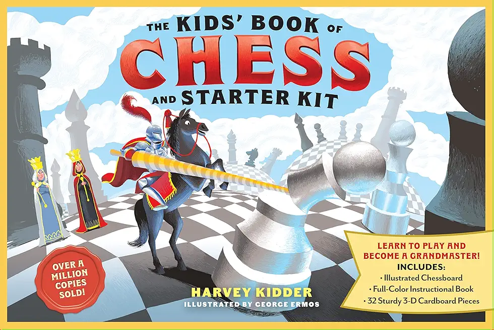 The Kids' Book of Chess and Starter Kit: Learn to Play and Become a Grandmaster! Includes Illustrated Chessboard, Full-Color Instructional Book, and 3