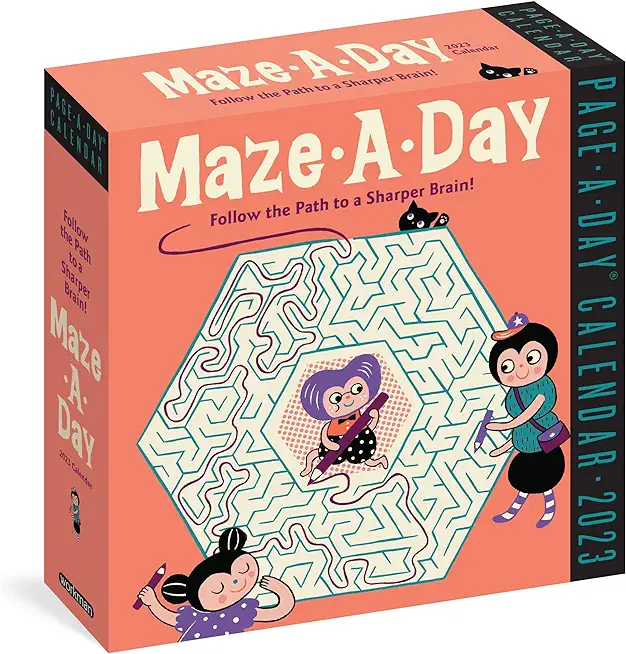Maze-A-Day Page-A-Day Calendar 2023: Follow the Path to a Sharper Brain!