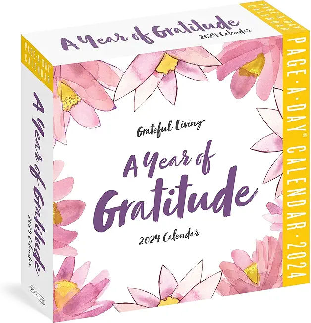 A Year of Gratitude Page-A-Day Calendar 2024