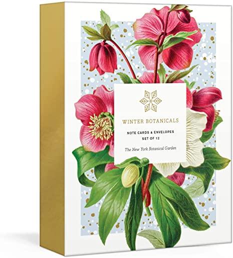 Winter Botanicals: Note Cards and Envelopes: Set of 12