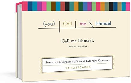 Call Me Ishmael Postcards: Sentence Diagrams of Great Literary Quotes
