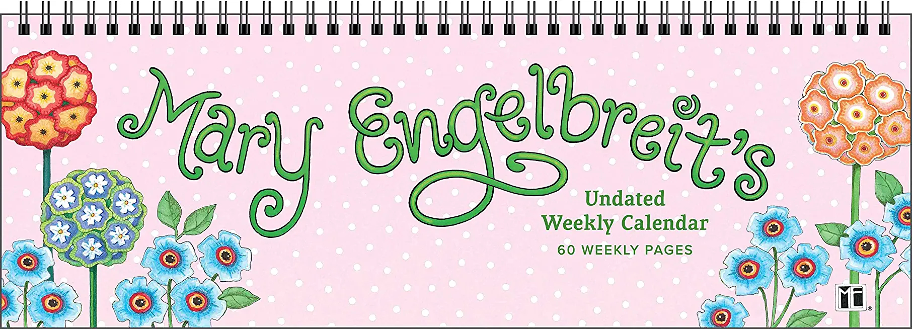 Mary Engelbreit's Undated Weekly Desk Pad Calendar