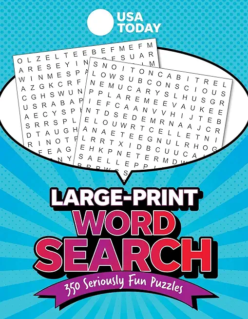 USA Today Large-Print Word Search: 350 Seriously Fun Puzzles