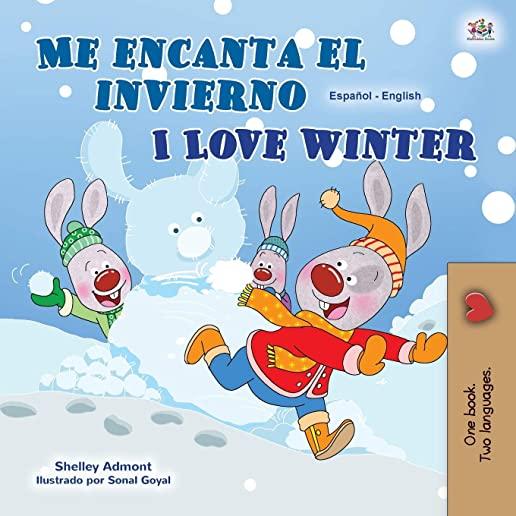 I Love Winter (Spanish English Bilingual Children's Book)